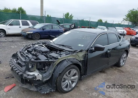 2022 Acura Tlx Technology Package from USA, damaged, VIN 19UUB5F42NA003326